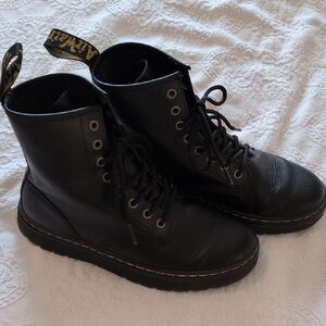 Dr. Martens Black Lace-Up Boots
